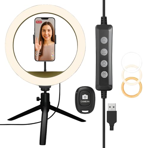 10.2 RGB LED Ring Light for Live Streaming