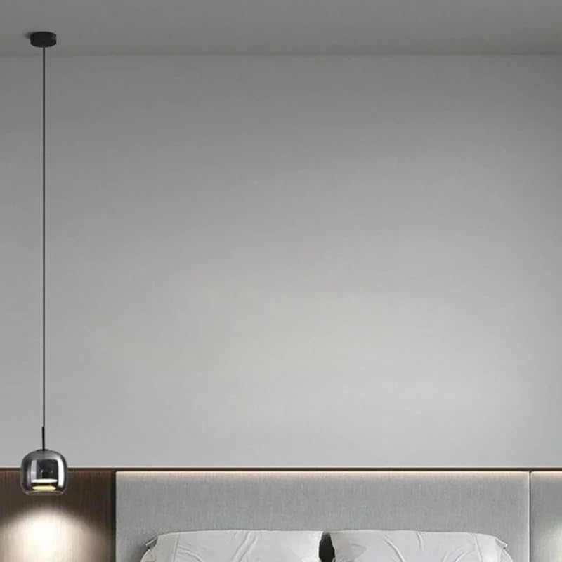 Lustre led suspendue en verre pour en finir avec l'éclairage agressif du salon ou restaurant
