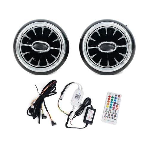 Aérateurs climatisation avec LED pour Ford Fiesta look turbo moderne