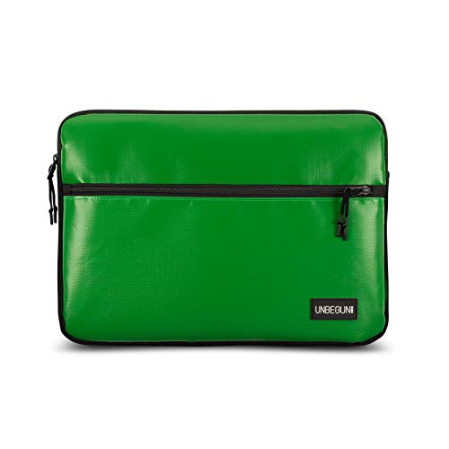 Housse MacBook Pro 16 pochette ordinateur portable tissu upcyclé avec rangement