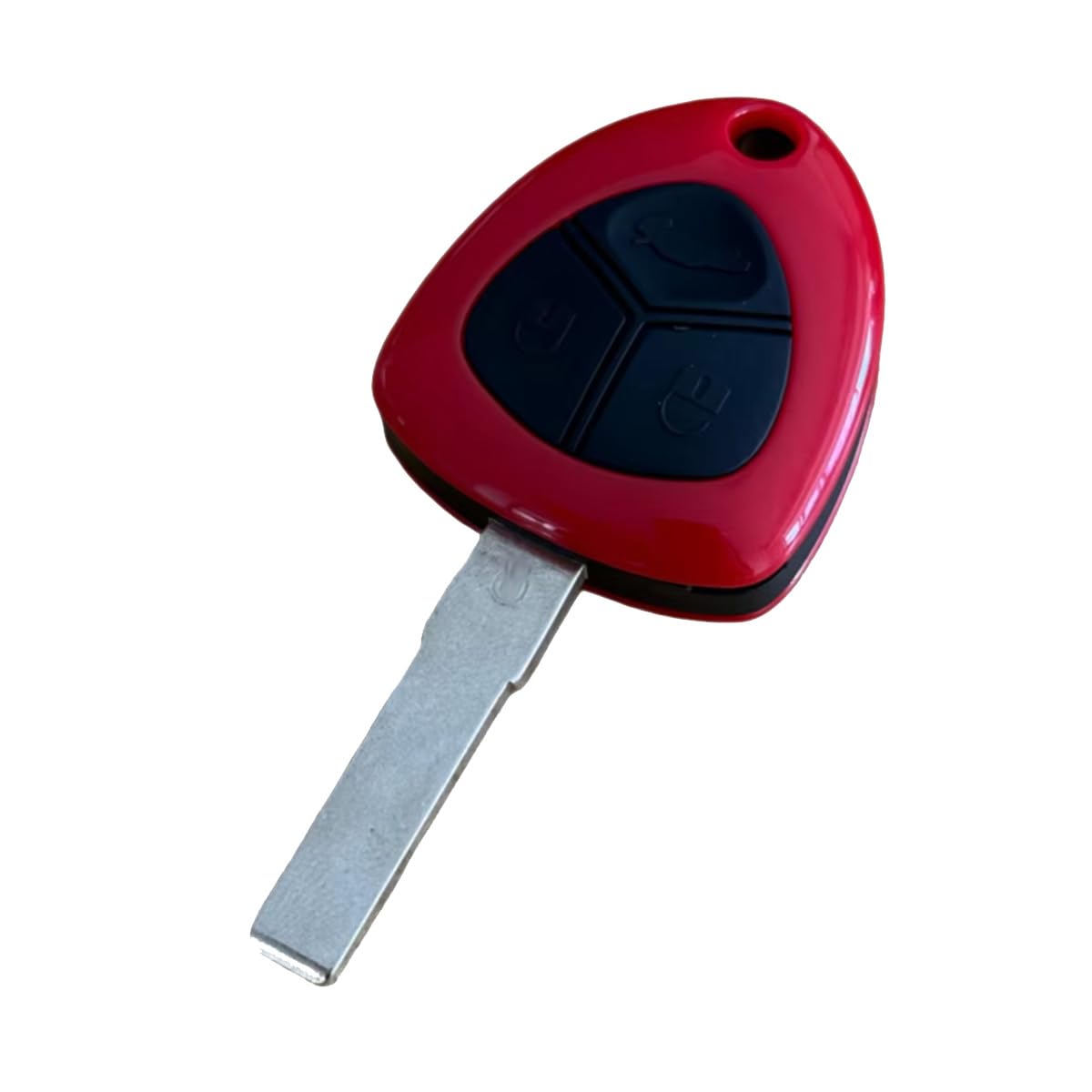 Carcasa Llave Coche para Ferrari 458 F430 612 Italia California 599 GTB Fiorano FF 1,Carcasa de Repuesto para Llave remota de 3 Botones