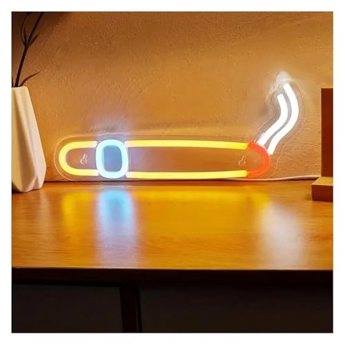 Néon en forme de fumée de 31 cm : veilleuse décorative murale unique pour intérieur moderne