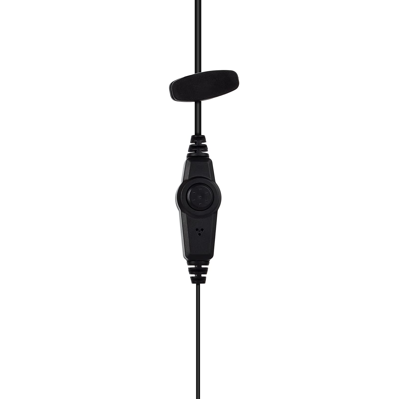 UAYESOK Oreillette Radio bidirectionnel en Forme de G Casque avec Microphone PTT Compatible avec Motorola 2 Broches CP040 CP140 DP1400 XT420 XT460 Hytera Midland Security Talkie Walkie (2 PCS