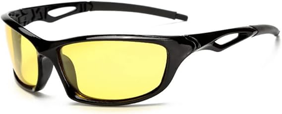 Amazon Co Jp 京都 おかげさまで 夜用 偏光 イエローレンズ スポーツサングラス Uv400 紫外線カットサングラス ６点セット 男女兼用 イエロー スポーツ アウトドア