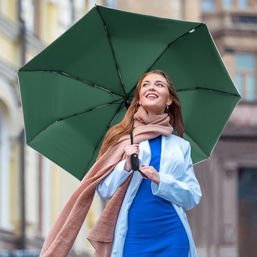 Image of G4Free UPF 50+ UV Protection Large Travel Umbrella 46 Inch Auto Open Close Windproof Sun Blocking Umbrella