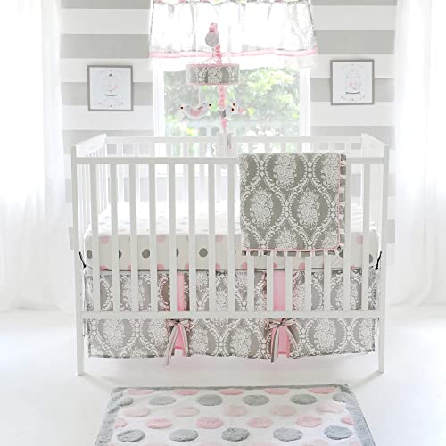 My Baby Sam 3 Piece Crib Bedding Set, Olivia Rose