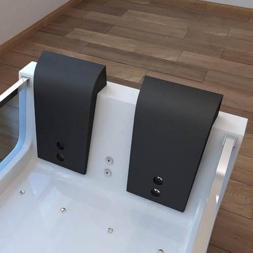 Home Deluxe - Whirlpool Badewanne - ATLANTIC XL - Maße: 180 x 120 x 60 cm - inkl. Heizung, Massagefunktion und kompl. Zubehör I Wanne für 2 Personen, Indoor Pool