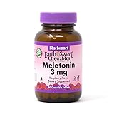 Bluebonnet Nutrition EarthSweet Melatonin 3 mg Fast-Acting Quick Dissolve Nighttime Relaxation &...