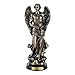 Pacific Giftware St. Gabriel Archangel Messenger from God Figurine 8 Inch Tall Wooden Base with Brass Name Plate