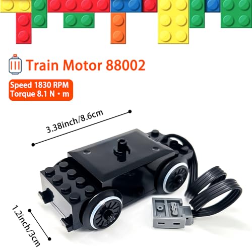 Yun.Arbor G05 39-In-1 Motor Kit Compatible With Lego Technic: Motor*4,Battery Box*2,2.4G Receiver,Ir Speed Remote Control,Control Switch & Extension Wire & Led Light Wire,With Building Block Tool Kit thumb #5