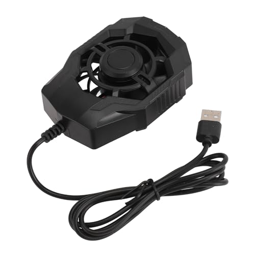 Ventilador de Enfriamiento de Teléfonos Móviles con LED RGB - Ventilador de Refrigeración de Teléfono Celular de Teléfono USB USB Portable Ligera Mobile Teléfono con un área de Enfriamiento Grande
