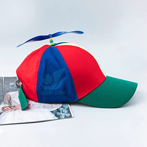 Azure Zone, Boné de hélice destacável multicolorido, chapéu de helicóptero, boné de beisebol ajustáv
