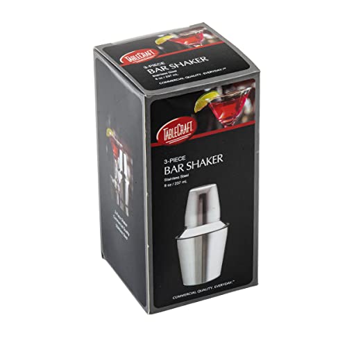 Tablecraft 375 3-Piece Stainless Steel Cocktail Shaker thumb #3