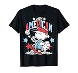 Peanuts - Linus All American Baseball Fourth Of July T-Shirt