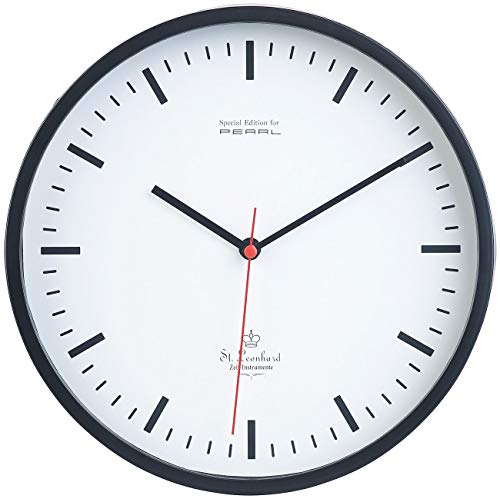 St. Leonhard Wanduhr Bahnhofsuhr: Analoge Wand-Bahnhofsuhr mit...