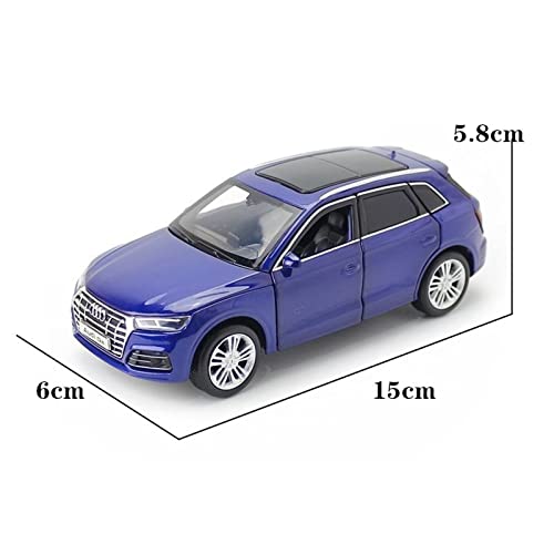 Muchable Simulation Alloy Die Cast Mini Car Model Toy Cars 1:32 For Audi Q5 Suv Alloy Diecast Car Model Sound And Light Toy Vehicles Collection Kids Toys Gifts (Color : White) #TOP1