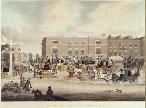 Tableau l'éléphant et le château affiche murale pour habiller un grand mur vide