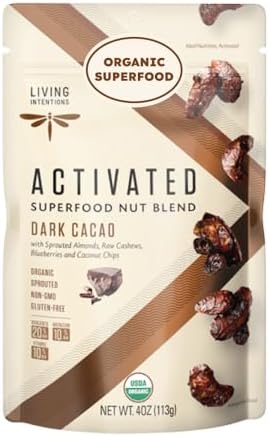 Living Intentions, Nut Blend Dark Cacao Superfood Organic, 4 Ounce