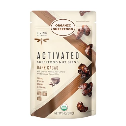 Living Intentions Organic Dark Cacao Superfood Nut Blend, 4 OZ - image 1