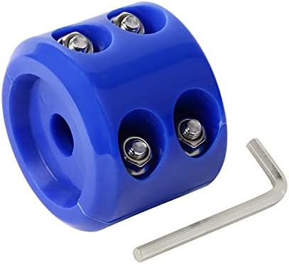 Besnor Winch Cable Hook Stopper for ATV UTV SUV ORV, Rubber Rope Line Saver, Prevent Bouncing Fraying, with Allen Wrench (Blue)
