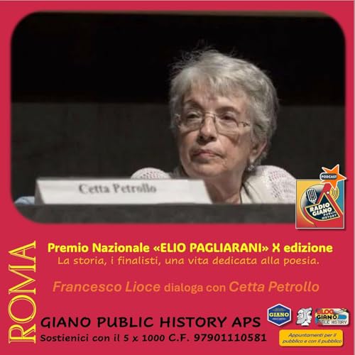 Premio Nazionale «ELIO PAGLIARANI» X edizione. Francesco Lioce dialoga con Cetta Petrollo
