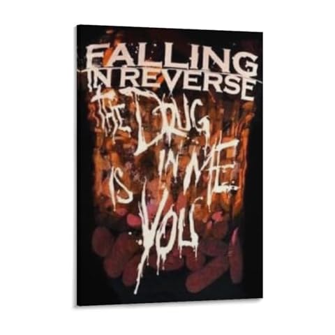 VINCINEY Pierce The Veil (7) Canvas Poster Wall Art Decor Print Picture Paintings for Living Room Bedroom Decoration Frame-style 16x24inch(40x60cm) Cover