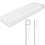 Saysurey Attic Measuring Rulers (Case of 200), 25 Inch, Card Stock, Attic Insulation R Value Ruler for Insulators Ceiling Insulation