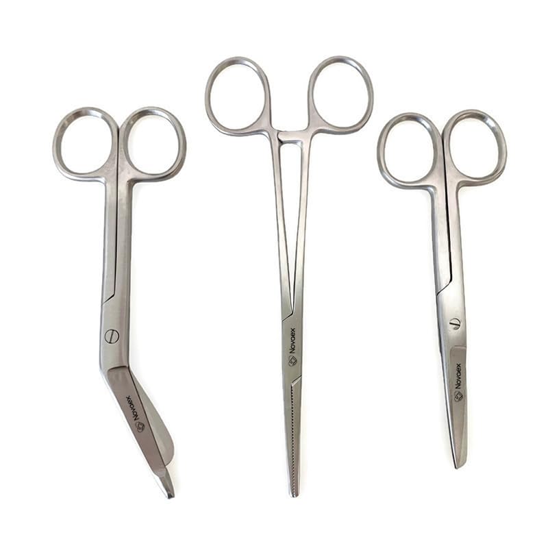 Lot de ciseaux d'infirmière - Certificat MDR - Ciseaux de pansement - Ciseaux - Kocher - Accessoires d'infirmière - Cadeau d'infirmière
