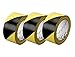 3M Black & Yellow Hazard Warning/Safety Stripe Tape 2" x 36 Yard (3-Pack)