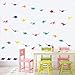98 Pcs Sticker Muraux Dinosaure,Autocollant Muraux Dinosaure Coloré,Autocollant Mural Dinosaures Pour Chambre D'enfant/Bébé,Sticker Mural Dinosaure pour Garçons Chambre,Amovible Autocollant Mur Animal