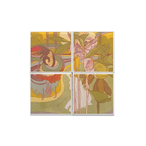 Carreaux Céramique Décoratif : Rénovez un Mur Terne avec l'Art Nouveau Jardin