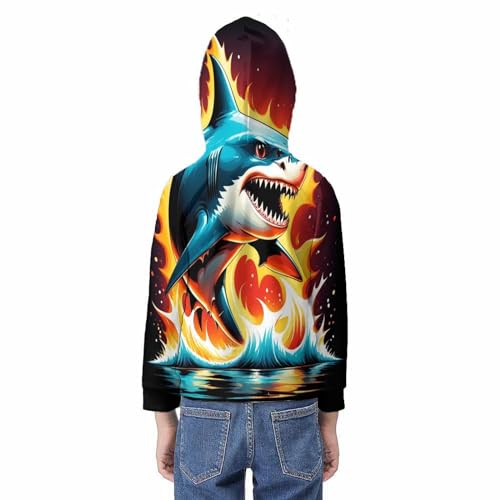 Pull Requin 3D cadeau de Noël idéal pour adolescent de 13 à 15 ans