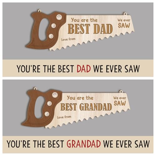 Saw-Shaped Wall Plaque for Dad