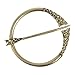 Produktbild P Prettyia Ringfibel Fibel Brosche Wikinger Gewandschmuck Schalnadel Fibel Wikingerschmuck, Zinklegierung - Antikes Kupfer 2