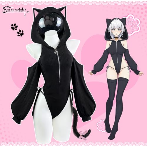 [KORURACLUB] セクシーな猫メイド服 レディースランジェリーセット 子猫 猫の爪 コスプレ セクシーセーターランジェリー 動物コスプレランジェリー - 画像2