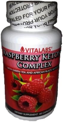 BEST FORMULA!!! Raspberry Ketone Complex w/ Green Tea & African Black Mango - Powerful Fat Burner Curbs Food Cravings - 30 Day Supply