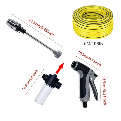 Buse de tuyau d'arrosage à débit variable pour sols et allées - 3