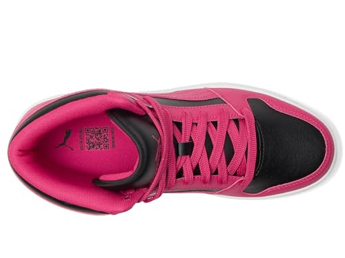 PUMA Women's Rebound Layup Sneaker, Black Pink, 8.5