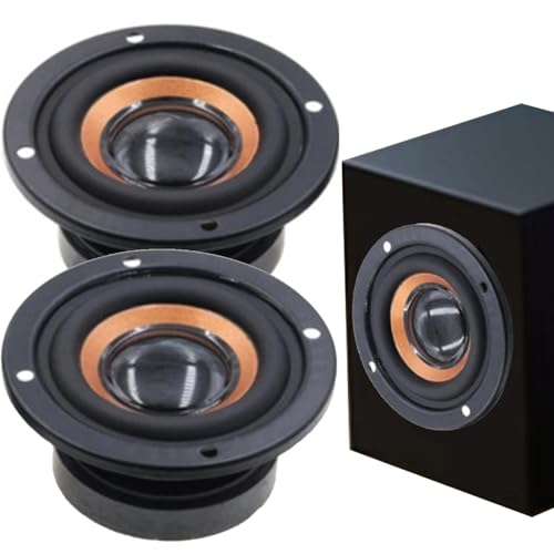 Woofer de repuesto, 1 par de altavoces woofer de repuesto de 2 pulgadas, altavoz de entretenimiento, altavoz de audio con canales izquierdo y derecho para juegos, música