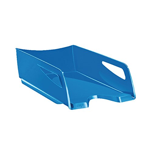 Cep Maxi Gloss Letter TrayBlue - from B&Q