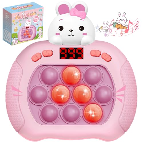 Image of Pop Game - Light Up Fidget Toy for Kids & Adults, Quick Push Fast Push Sensory Toys for Kids 5-7 & 8-12, Handheld Relaxing Stress Relief Game for Autism, ADHD - Fun Fidget Toys for Adults & Children