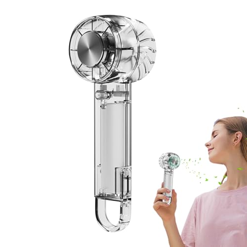 Genérico Ventilador Portátil - Ventilador Personal Recargable Para Viajes Con Aire Fuerte | 3 Velocidades Flujo De Aire Inteligente Y Practico Para Deportes Maquillaje Y Camping