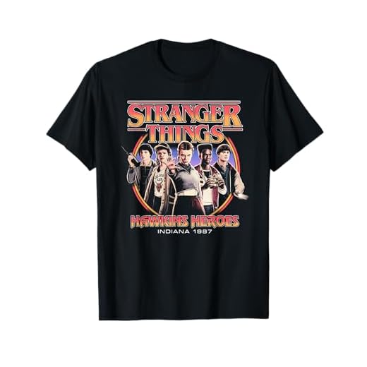 Stranger Things Hawkins Heroes Group 1987 T-Shirt