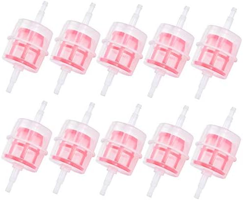 2 Stück Kraftstofffilter 6mm/8mm | Universal Benzin Filter | Für Rasenmäher, Moped & Motorrad