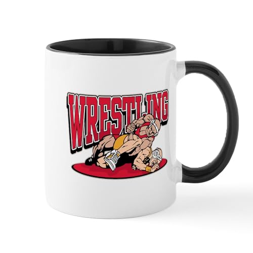 CafePress Wrestling Takedown Mug 11 oz (325 ml) Ceramic Coffee Mug