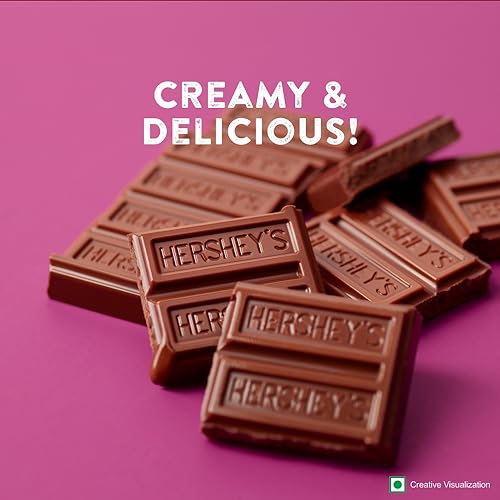 Image of HERSHEY'S Creamy Milk Bar | Delicious Chocolatey Delight |100Gram | Pack of 3