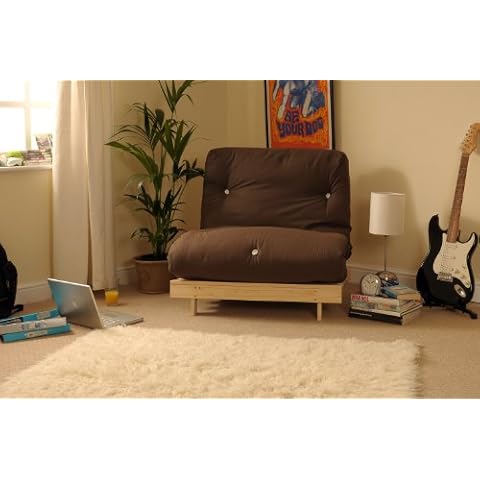 Comfy Living Small Single Wooden Futon Set Cover