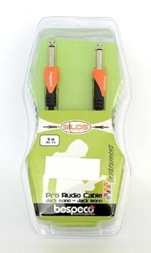 Bespeco Mono to Mono - Jack to Jack Cable - 6Mtr