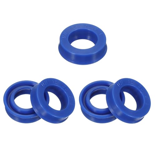 PATIKIL UN Radial Shaft Seal 12mm ID x 20mm OD x 6mm Width, 5 Pcs PU Oil Seal for Industry Bearing Shaft Pumps Piston Cylinder, Blue