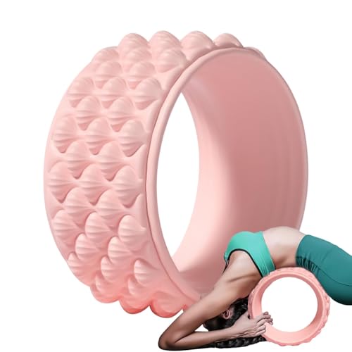 Roller para la espalda, el rodillo muscular de espalda, Recuperación muscular de la rueda del yoga del gatillo, Accesorios de fitness, herramienta de ejercicio de núcleo sin deslizamiento multifuncio